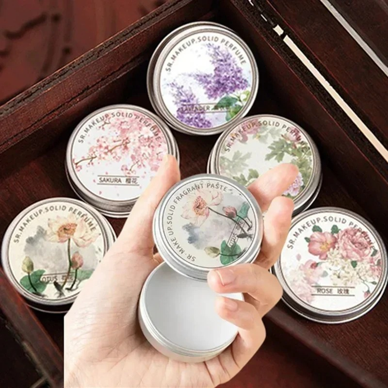 Perfume Lavender Fragrance - Женские твердые духи Пион/Лотос/Сакура/Лаванда Портативный бальзам