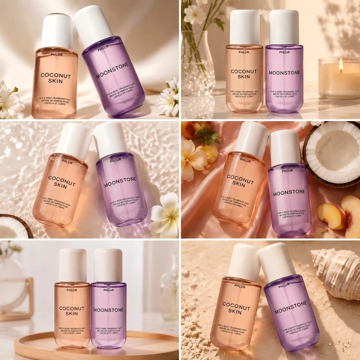 Perfume Fragrance Long Lasting - Набор ароматических спреев для тела и